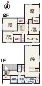 岡山市北区富町１丁目　新築建売住宅　4397万円　フラワーホーム㈱